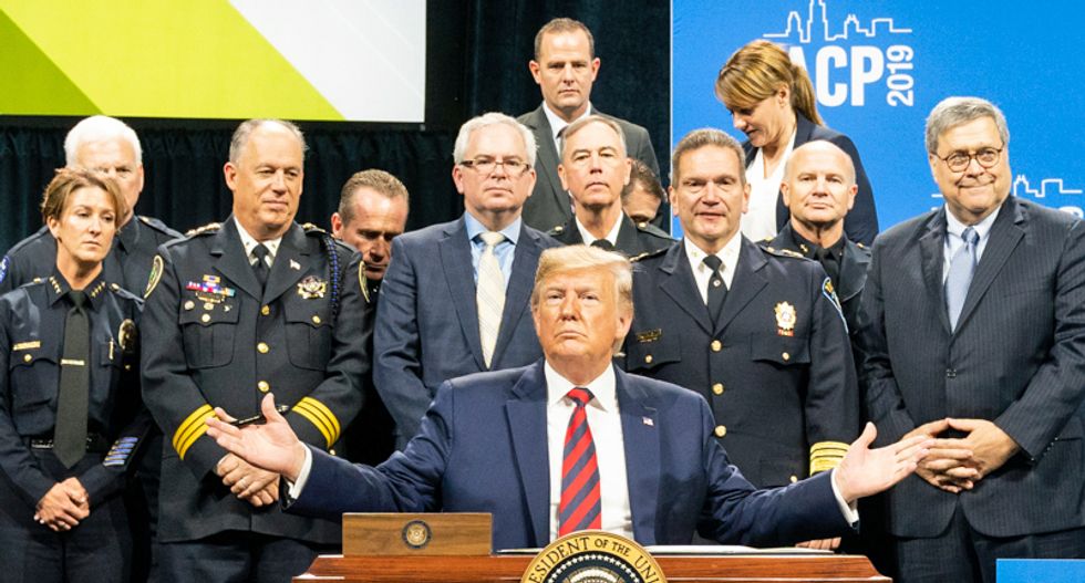 Here’s how Donald Trump is actually the one defunding police departments