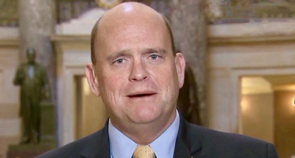 WATCH: GOP congressman bellyflops in failed attempt to lie about not getting paid during shutdown