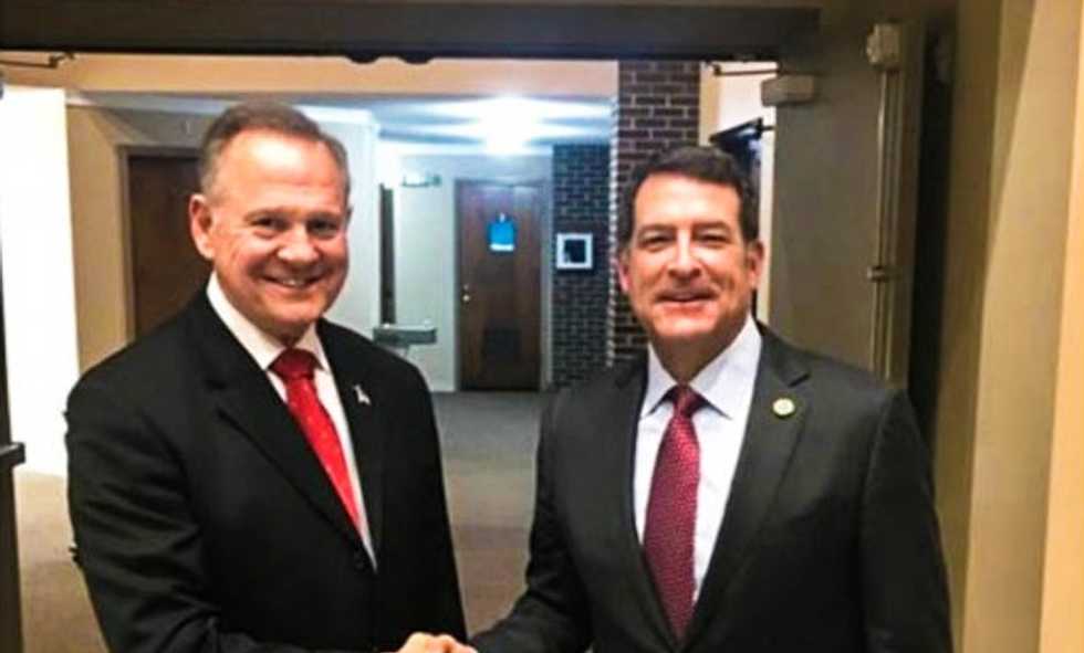 BUSTED: GOP candidate scrambles to delete social media posts about being a 'proud friend' of Roy Moore