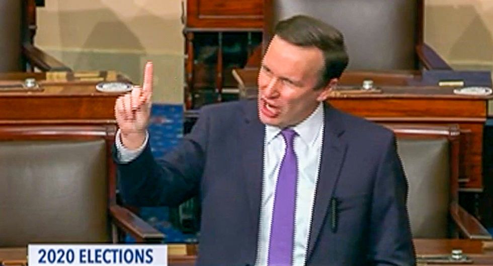 'Epidemic of delusion': Chris Murphy unleashes epic floor speech ripping GOPers for not accepting Trump loss