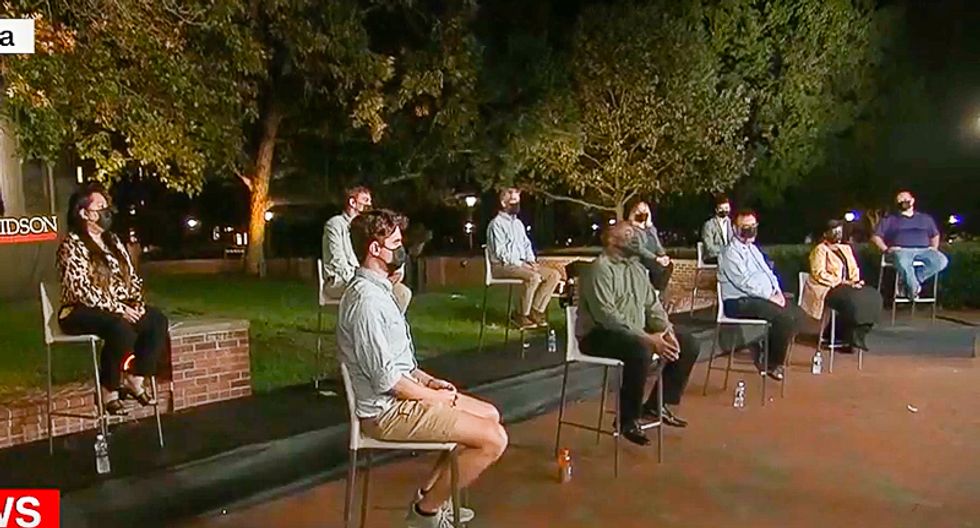 'I don't see any hands': Awkward silence after CNN asks undecided voter panel if Trump won debate