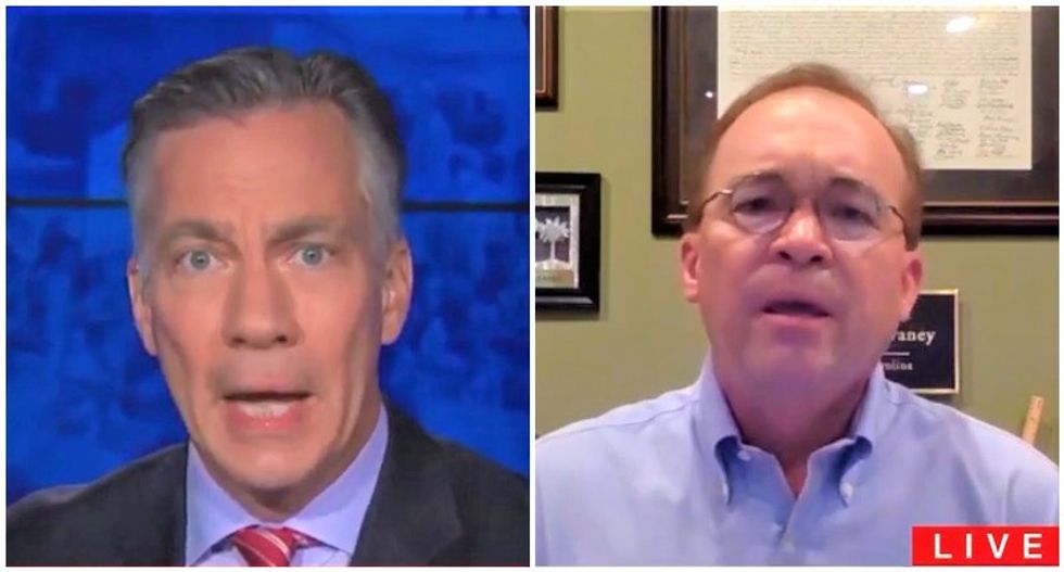 Mick Mulvaney cornered by CNN's Jim Sciutto over damning Bolton book allegations