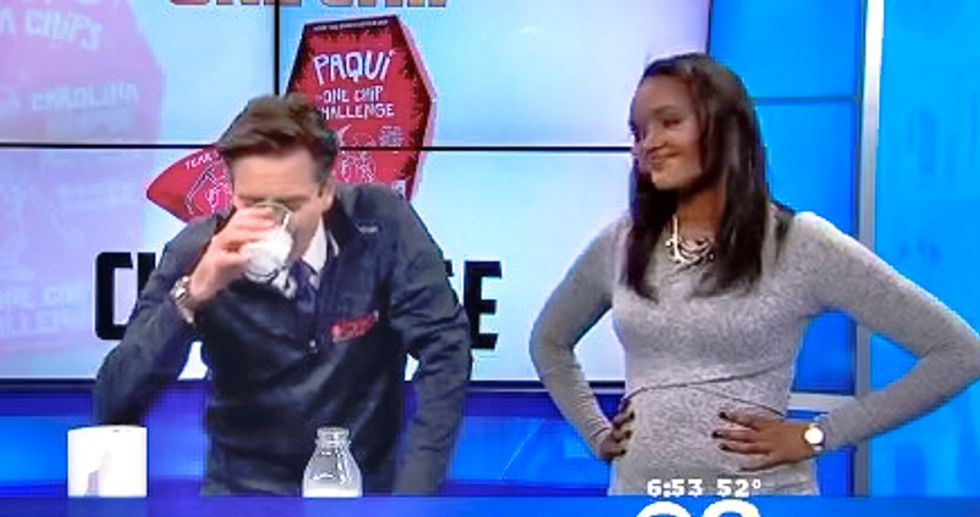 WATCH: White TV anchor insists on pain challenge against Ethiopian woman -- and gets hilariously smoked