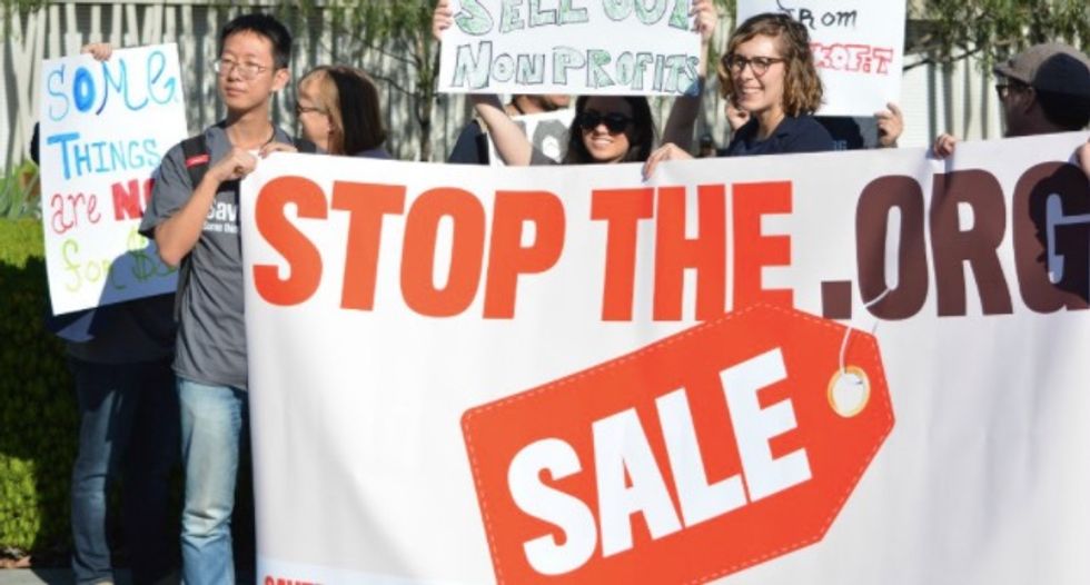 Civil society groups celebrate 'stunning victory' in effort to #SaveDotOrg from private equity takeover