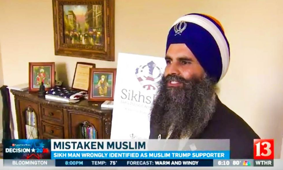 Sikh man furious after Trump campaign IDs him as 'Muslim’ supporter with swiped photo