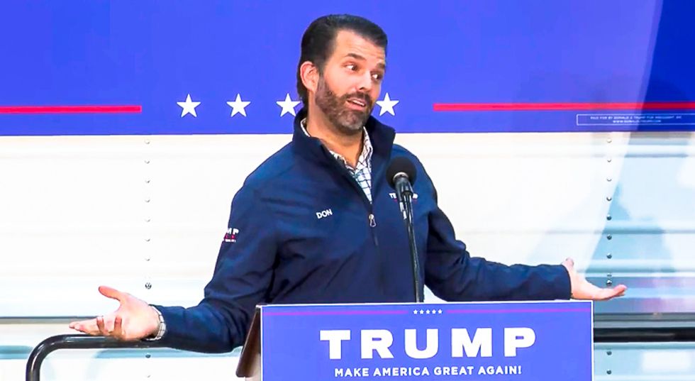 Donald Trump Jr. says COVID death rate is 'good stuff' that 'shouldn't end your life'