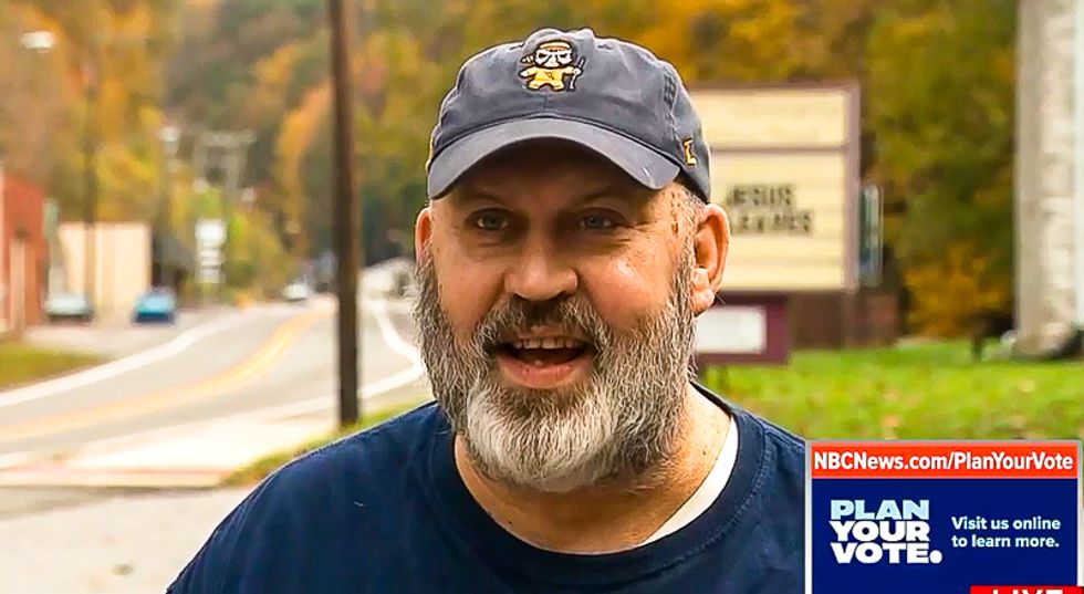West Virginia voter: 'I'll probably vote for Donald Trump' because 'he keeps the people to the TV set'