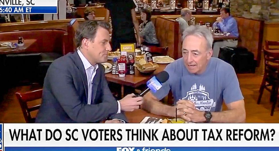 Fox News guest: Wealthy deserve bigger tax cuts because 'rich people never got a job from a poor person'