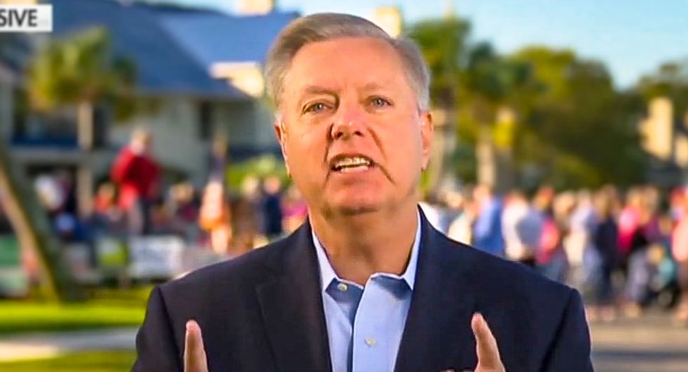 'Punish them': Lindsey Graham bitterly claims a vote for Democrats is a vote for 'mob rule'