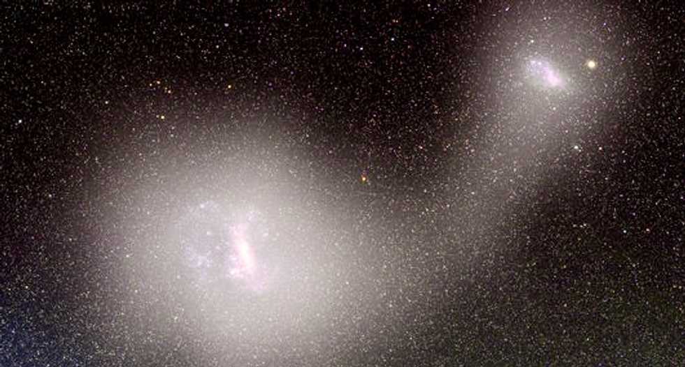 A 'bridge of stars' connects two of our closest galaxies
