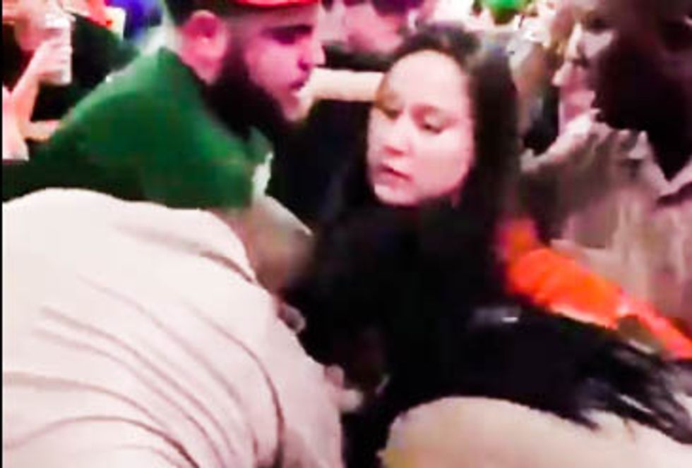 White woman may escape charges for hitting cop at football game if she writes apology letter