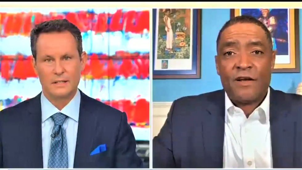 Fox & Friends host visibly annoyed when Biden campaign chair throws 'secret Trump voter' claims back in his face