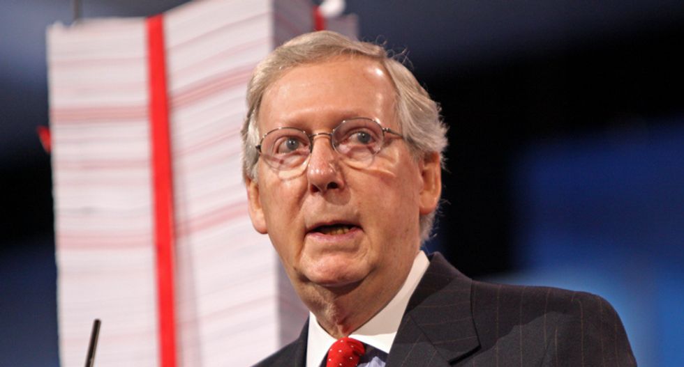 'McConnell has been AWOL': Dem Senator rains hell on GOP leader for sabotaging COVID relief bill