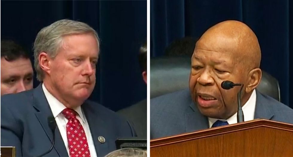 GOPer Mark Meadows hammered for remaining silent on Trump's attacks on his 'best friend' Elijah Cummings