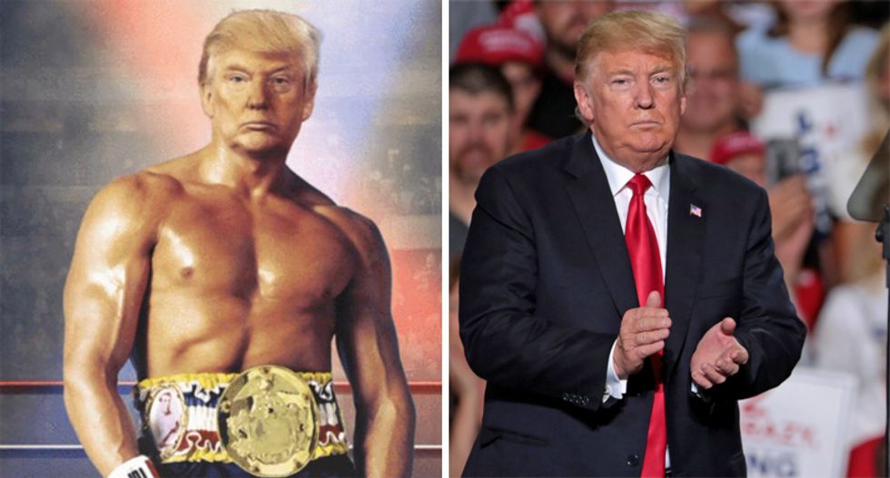 Trump’s 2020 campaign attacks Washington Post for reporting the president is not actually Rocky Balboa