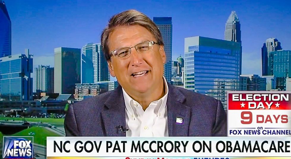 After signing racist voter suppression law, NC Gov. Pat McCrory brags voters are 'not coming out'