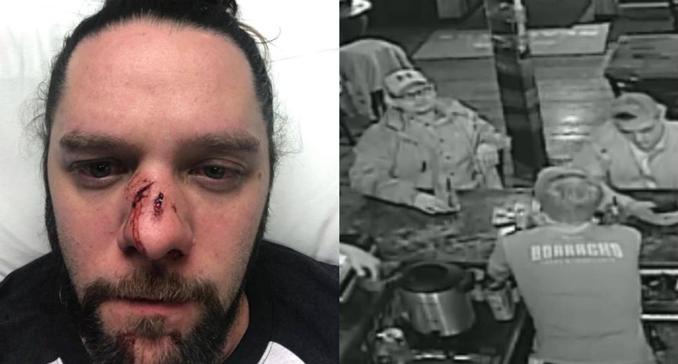 Washington manager assaulted after trying to defend a black bartender from slur-hurling racists