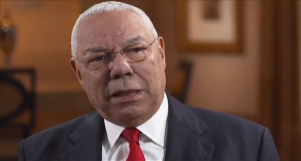 Colin Powell slams ‘national disgrace’ Trump:  Calling him an idiot 'just emboldens him'