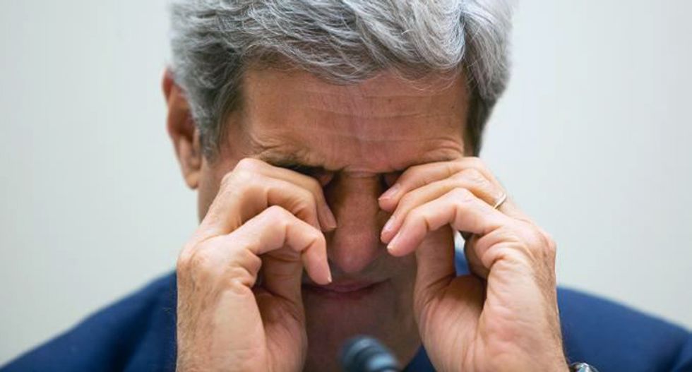 When would an anti-war activist back arms sales? When he's Secretary of State