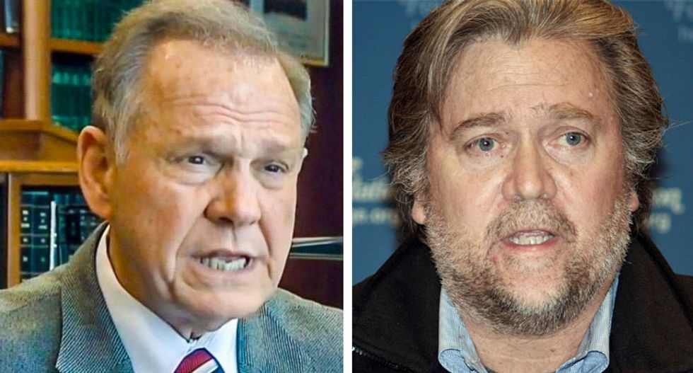 GOP strategist: 'Creepy' Roy Moore and Steve Bannon were basically 'driving around in a panel van with free candy'