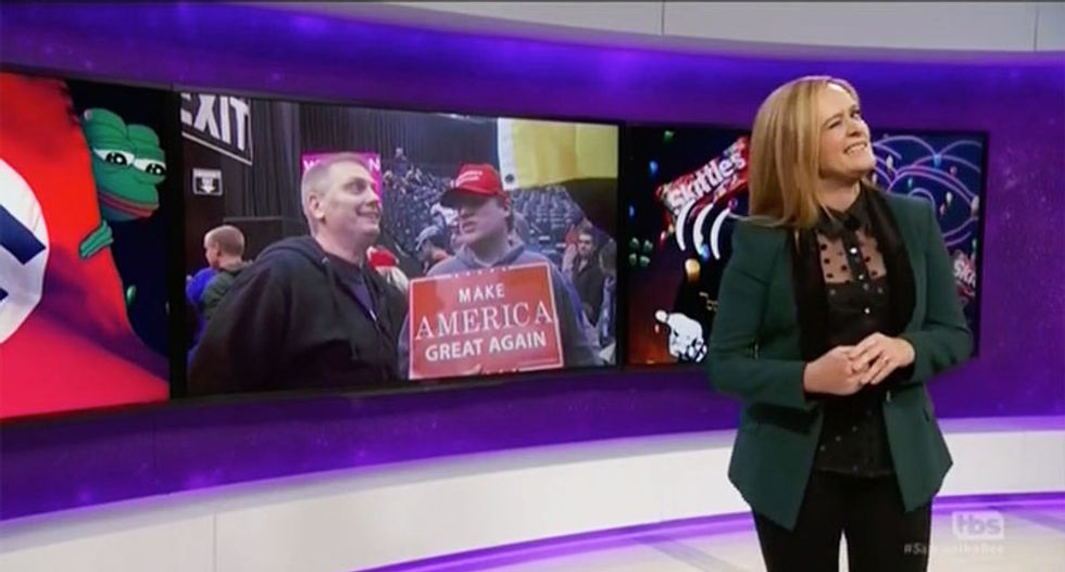 Samantha Bee dismantles 'white pride curious' Donald Trump and his alt-right 'Jew-baiting' fanboys