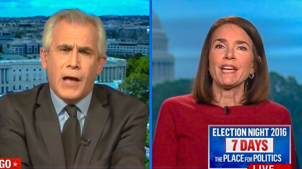 'You can't handle the truth': David Corn schools conservative reporter on Russia blackmailing Trump