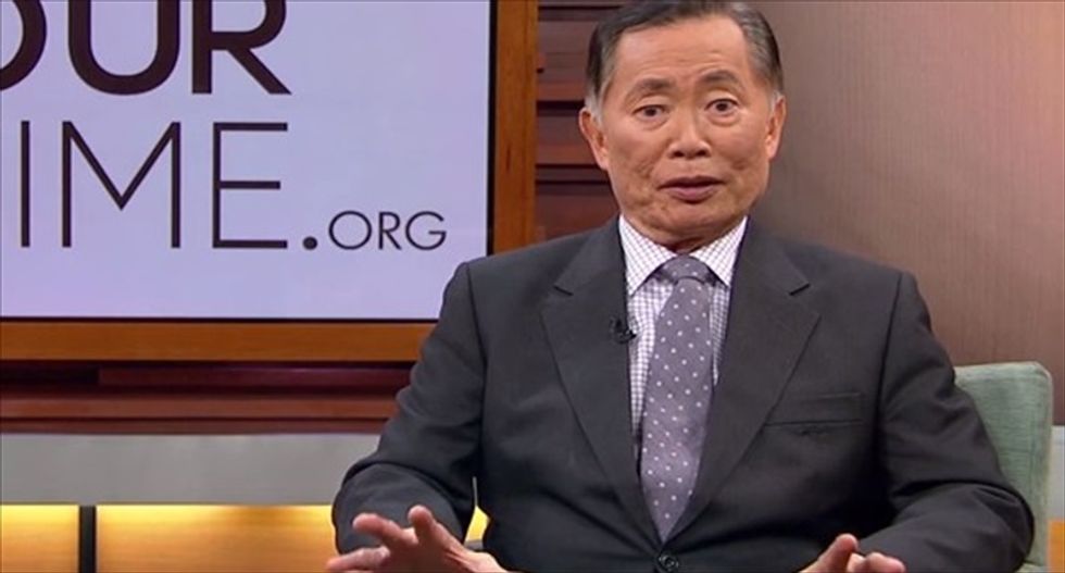 George Takei recalls life in an internment camp in stinging rebuke of Trump’s Muslim registry proposal