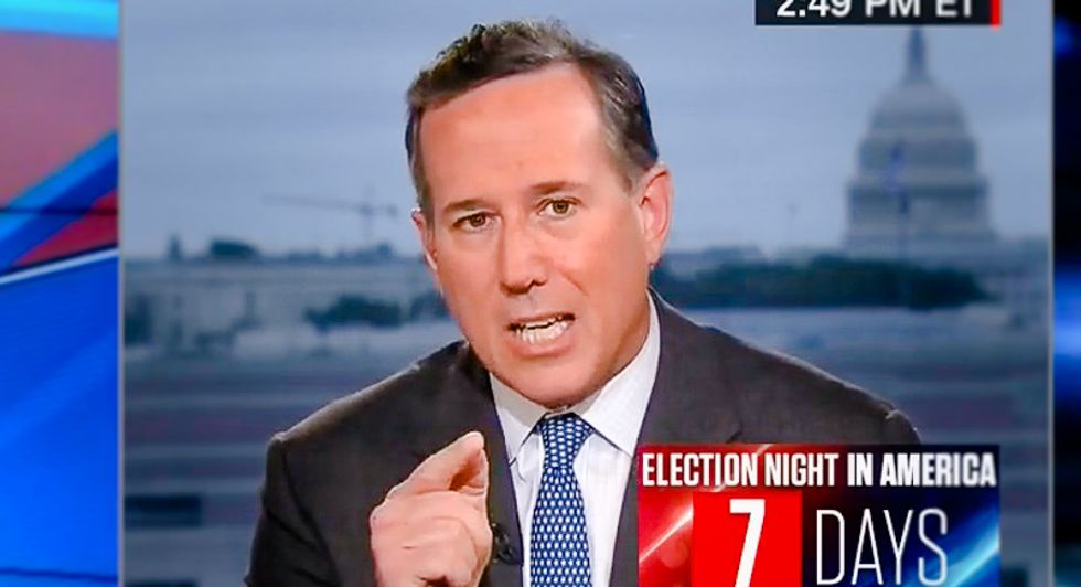 Rick Santorum: Trump can lie about the murder rate because he's not 'bound by all the facts'