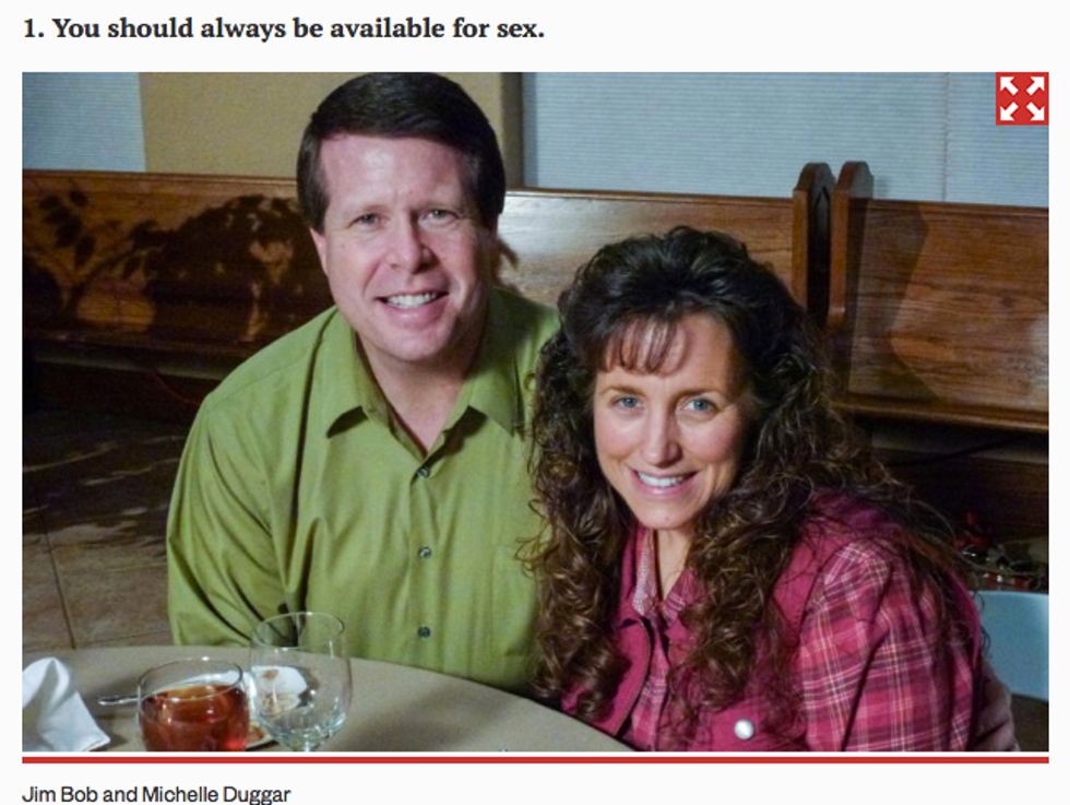 The Duggar family is part of a sex cult