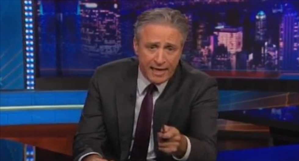 Jon Stewart shreds Fox's Eric Bolling: 'F*ck you and all your false patriotism'
