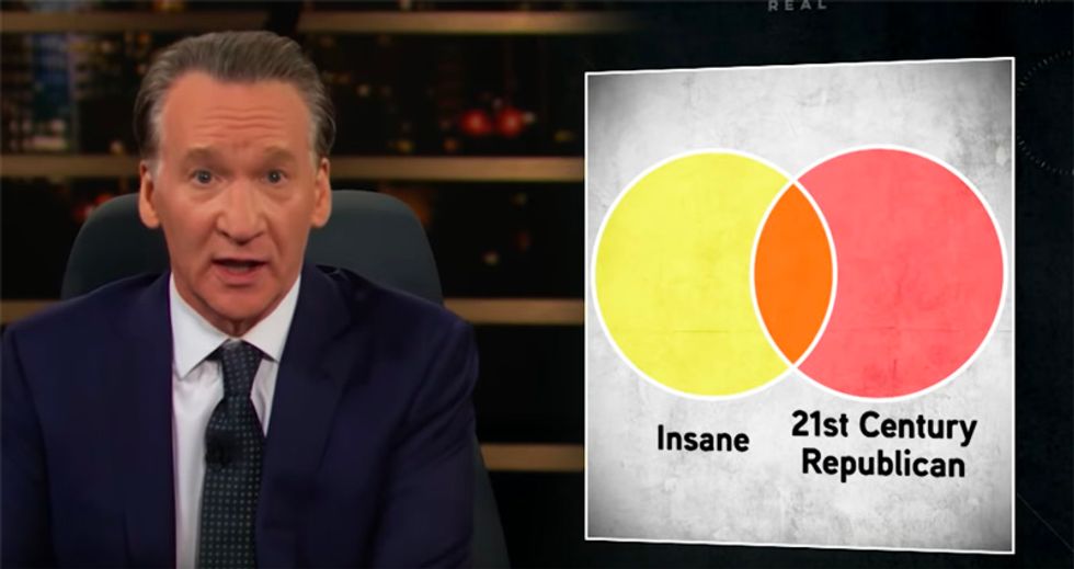 WATCH: HBO's Bill Maher brutally destroys the GOP as the 'party of the insane'