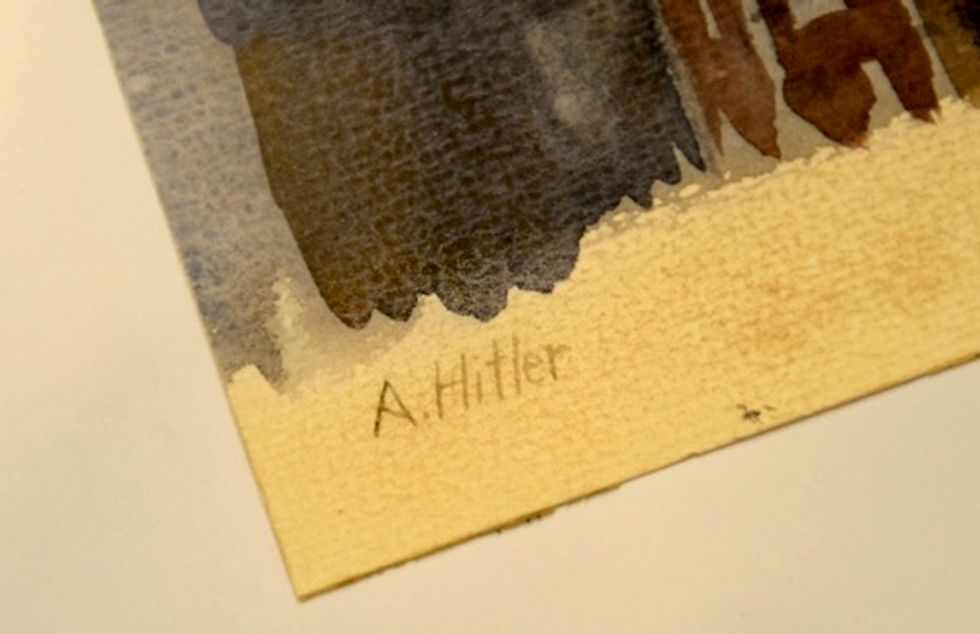 Five 'Hitler' paintings to go under hammer in Nuremberg