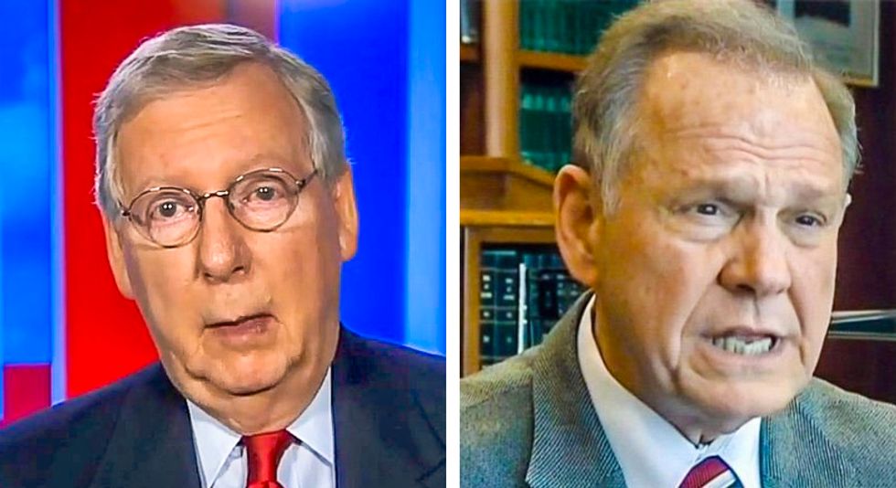 A Republican civil war has erupted into an angry blame game over Roy Moore defeat
