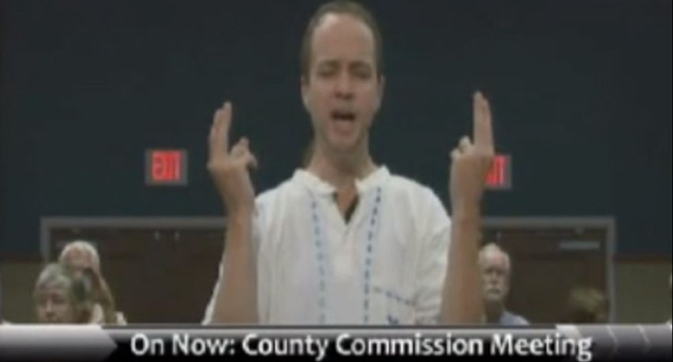 Watch: FL County Commissioner walks out to avoid hearing pagan's 'satanic' invocation