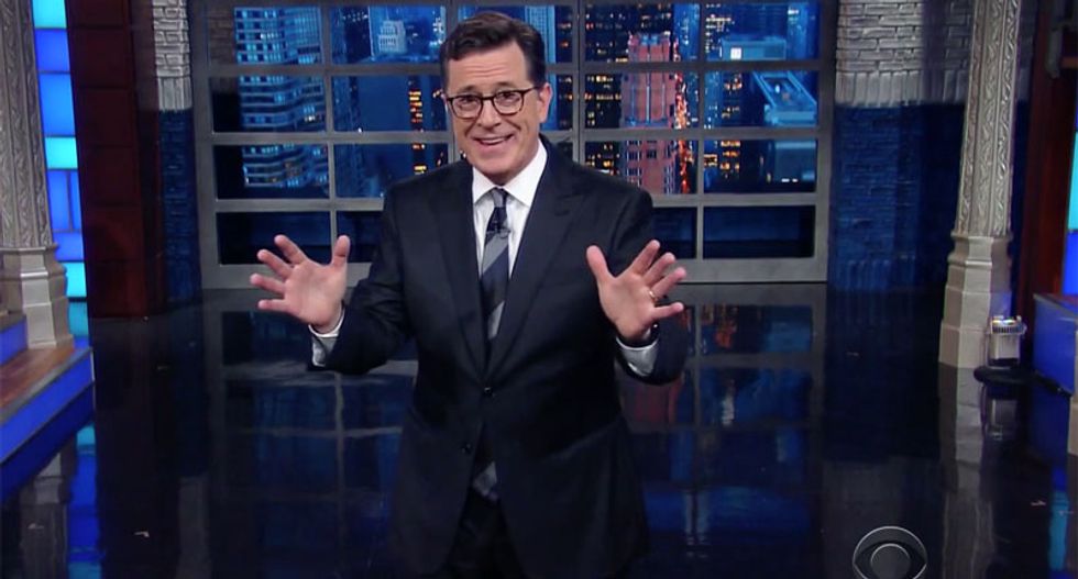 Colbert hilariously mocks hyper-sexual Arizona candidate: 'I miss the quiet dignity of Anthony Weiner'