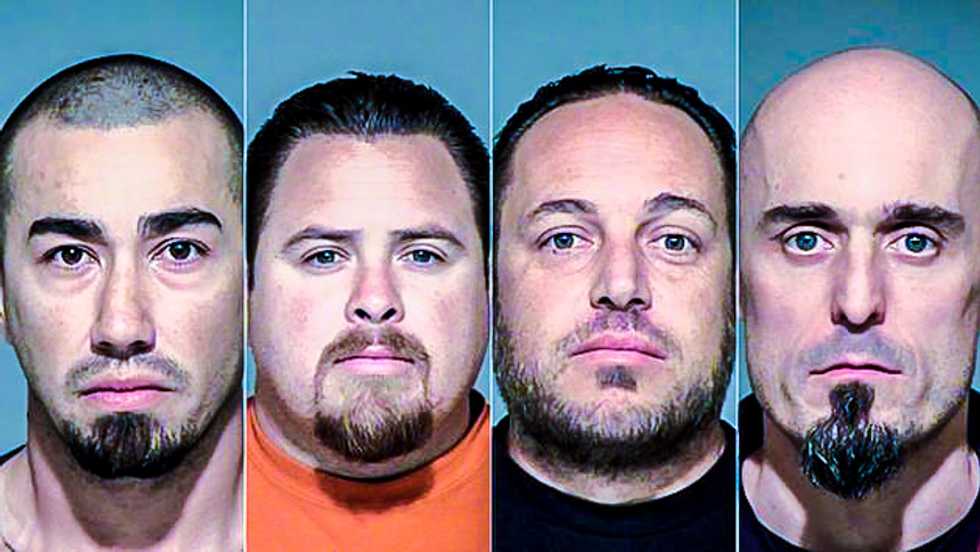 'Hells Angels' busted after Christmas toy drive with guns, brass knuckles and meth