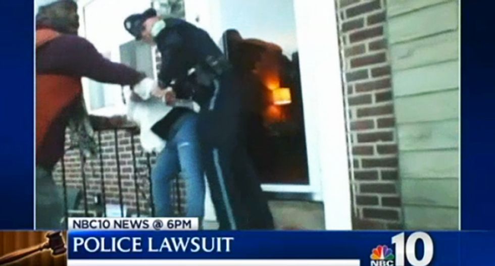 WATCH: PA police officers burst into home, arrest woman for filming them with cellphone