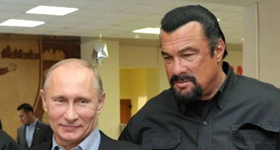 The bizarro world of  Steven Seagal  -- Putin's special diplomatic envoy to President Trump