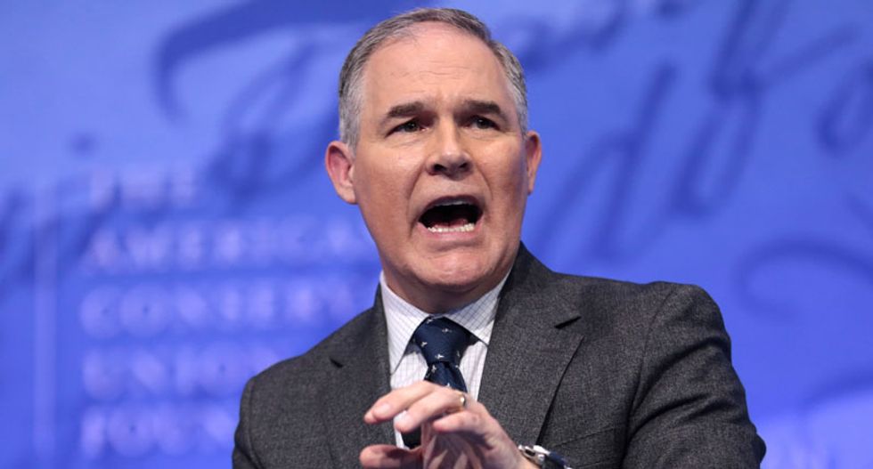 Here's the ridiculous spin conservatives want you to believe about Scott Pruitt's scandalous resignation