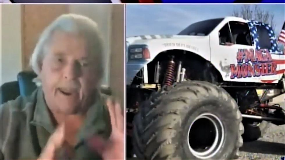 Trump supporter blames 'socialists' for MAGA monster truck ban -- then begs for a handout