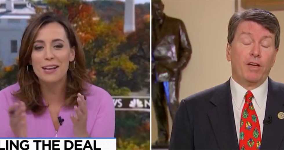 WATCH: MSNBC’s Hallie Jackson laughs at GOP lawmaker’s sad defense of tax plan’s deep unpopularity