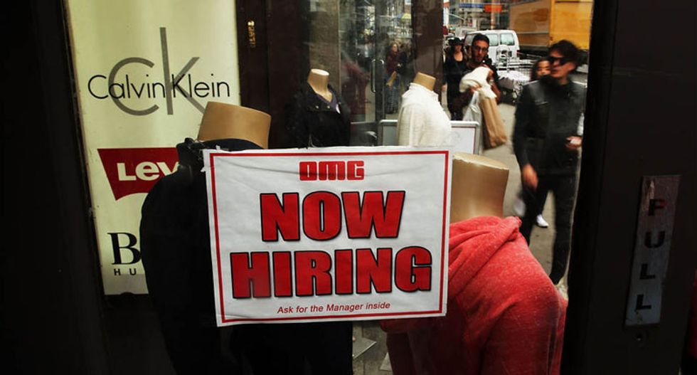 US jobless claims trend at lowest since 1973