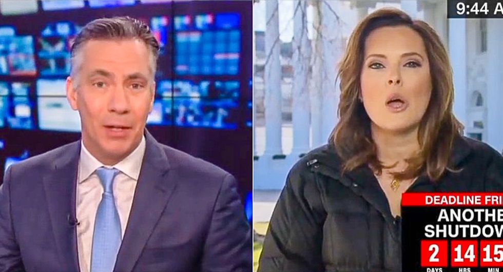 'Hold Steve King to the same standard': CNN host grills White House flack after Trump calls for Dem resignation