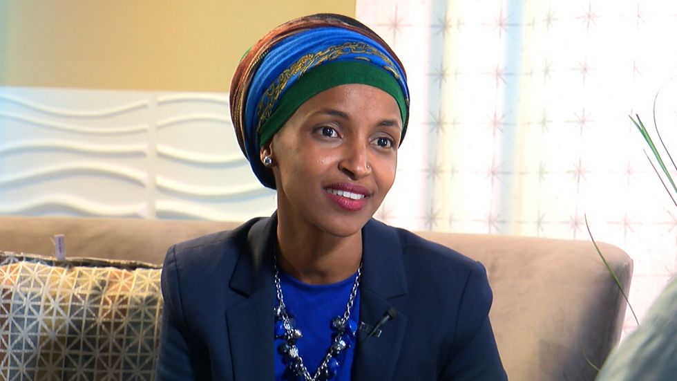 West Virginia Republicans under fire for allowing anti-Muslim poster linking Ilhan Omar to 9/11 during 'GOP Day'