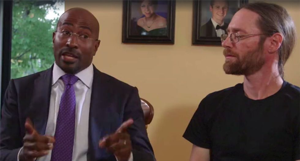 WATCH: Van Jones confronts Trump voters calling for a 'civil war' if Hillary wins