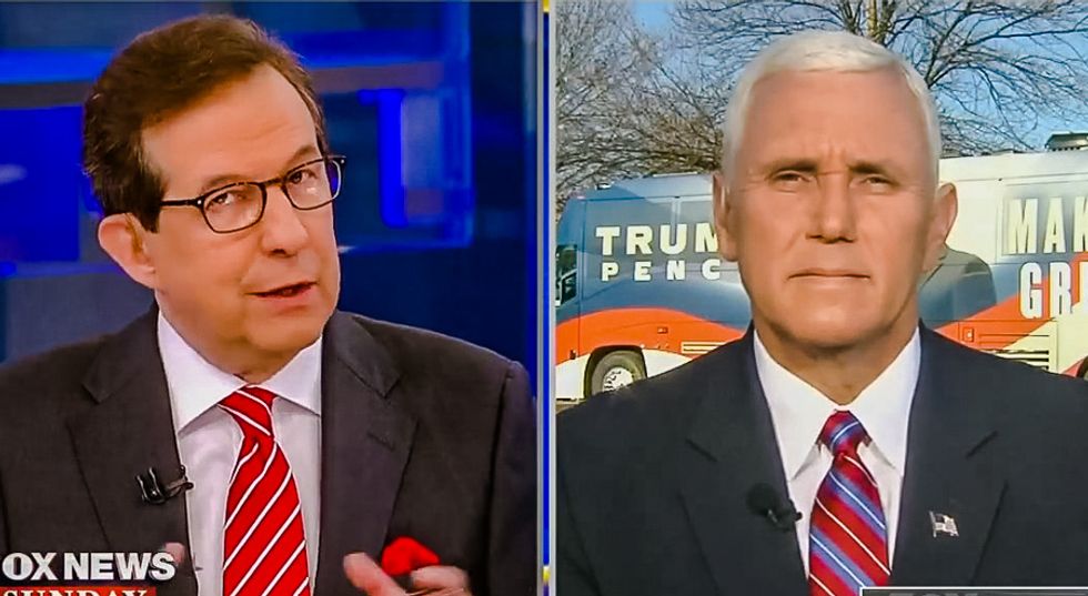 'Speaking of draining the swamp': Chris Wallace perfectly destroys Pence for backing Chris Christie