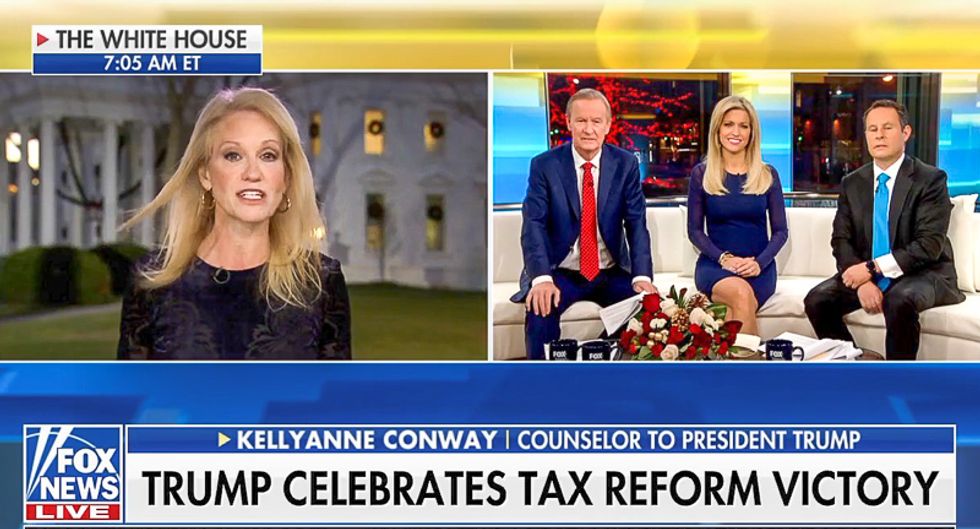 Trump says media should copy Fox & Friends 'formula' moments after Kellyanne Conway thanks show for 'platform'