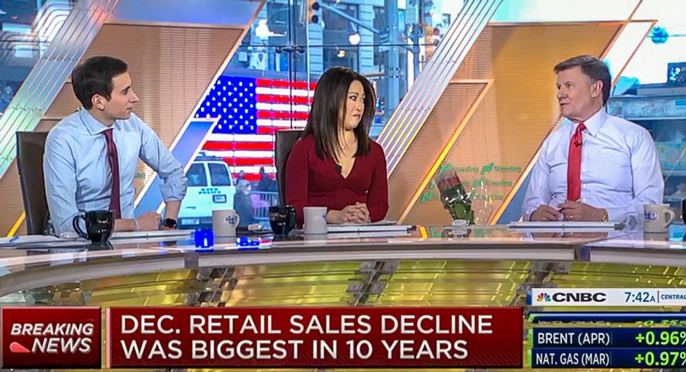 CNBC hosts sit utterly stunned over worst holiday sales in 9 years: 'I was thinking things were pretty good'