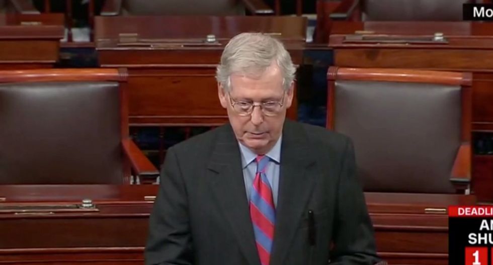 McConnell gets walloped for ‘waiting for Trump’s permission’ before taking vote on government funding