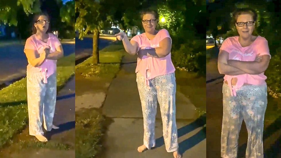 White woman shouts racial slurs and threatens to call police as family moves into new home